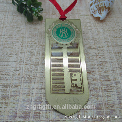 High Quality Etched Pattern Bookmark Golden Polished Bookmark